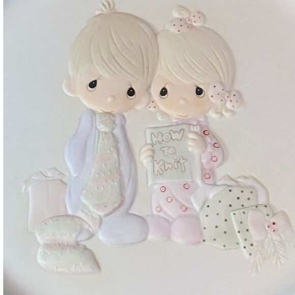 Our First Christmas Together Plate by Bill Biel & Sam Butcher 1982 Precious Mome - Picture 4 of 8